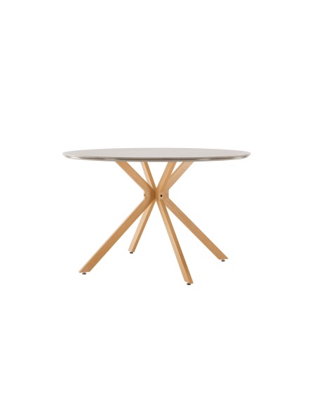 Runt matbord Piazza, Ø120 cm, Grå