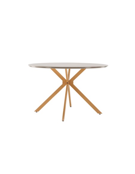 Runt matbord Piazza, Ø120 cm, Grå