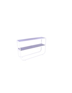 Sidobord Rocker Bord, 110 × 30 cm, Vit