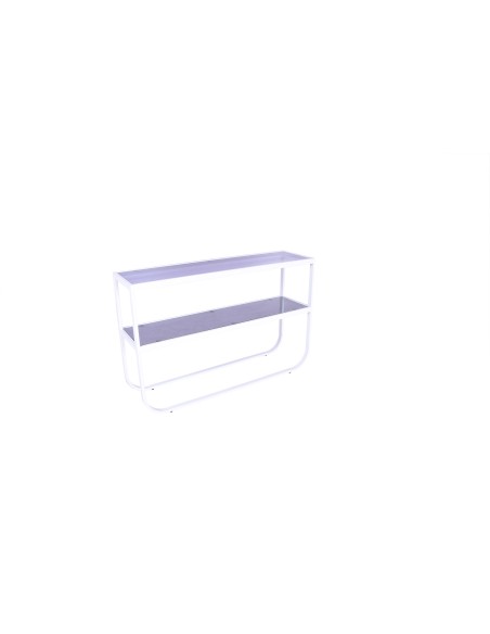 Sidobord Rocker Bord, 110 × 30 cm, Vit
