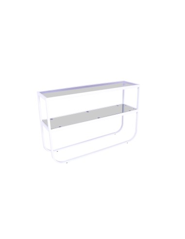 Sidobord Rocker Bord, 110 × 30 cm, Vit