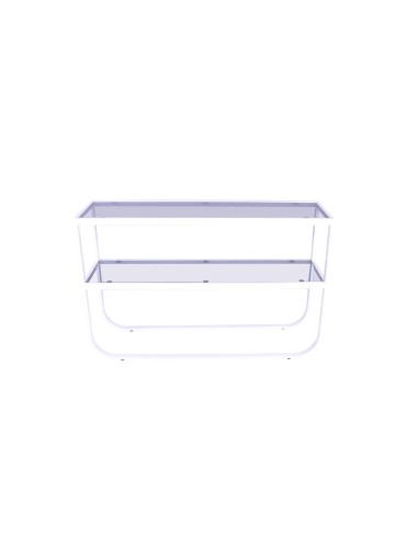 Sidobord Rocker Bord, 110 × 30 cm, Vit