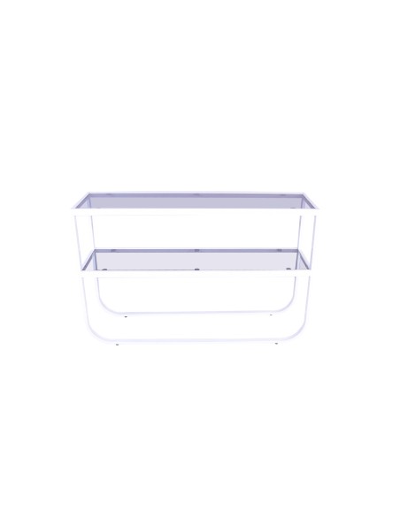 Sidobord Rocker Bord, 110 × 30 cm, Vit