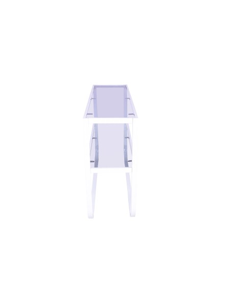 Sidobord Rocker Bord, 110 × 30 cm, Vit
