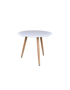 Runt matbord Polar, Ø90 cm, Vit
