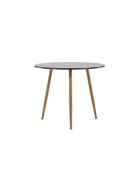 Runt matbord Polar, Ø90 cm, Svart