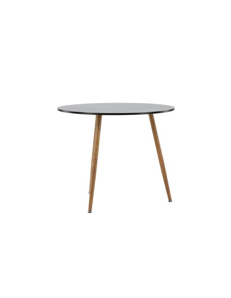 Runt matbord Polar, Ø90 cm, Svart