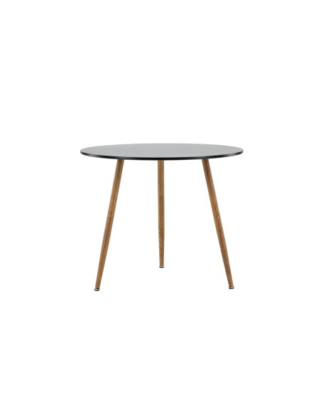 Runt matbord Polar, Ø90 cm, Svart