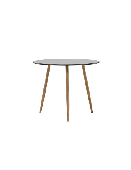 Runt matbord Polar, Ø90 cm, Svart