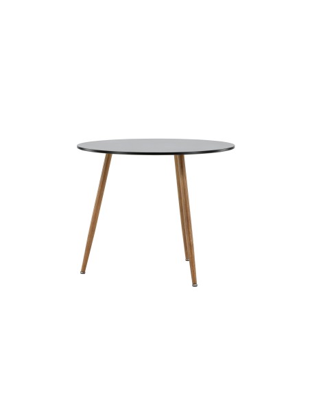 Runt matbord Polar, Ø90 cm, Svart