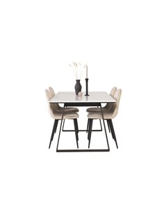 Matgrupp Estelle med Polar matstolar, 140 × 90 cm 2