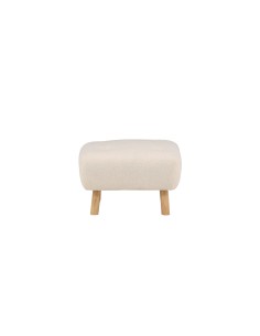 Fåtölj Salina Ottoman, 56 × 56 cm, Vit