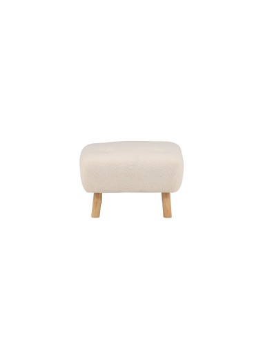 Fåtölj Salina Ottoman, 56 × 56 cm, Vit