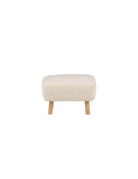 Fåtölj Salina Ottoman, 56 × 56 cm, Vit