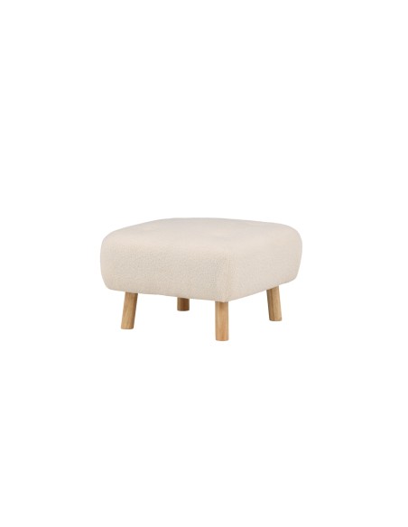 Fåtölj Salina Ottoman, 56 × 56 cm, Vit