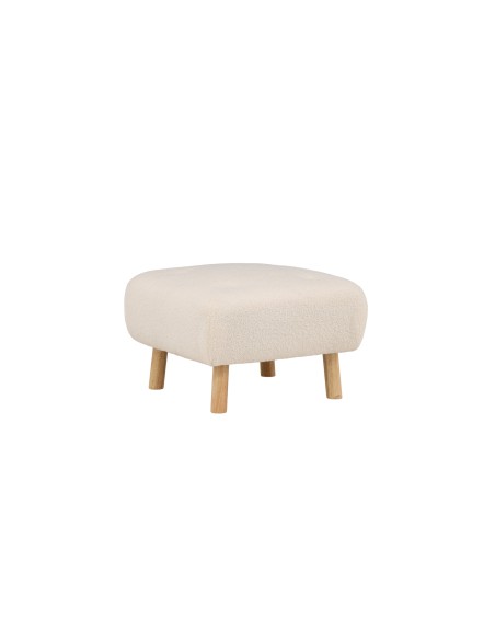 Fåtölj Salina Ottoman, 56 × 56 cm, Vit
