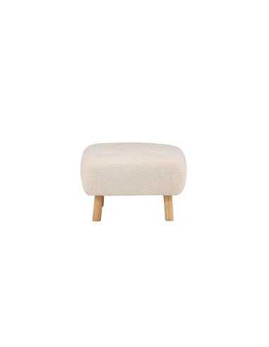 Fåtölj Salina Ottoman, 56 × 56 cm, Vit