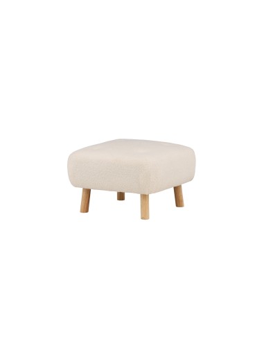 Fåtölj Salina Ottoman, 56 × 56 cm, Vit