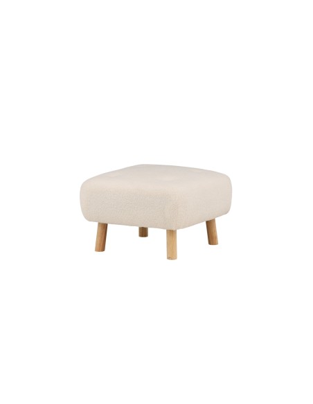 Fåtölj Salina Ottoman, 56 × 56 cm, Vit