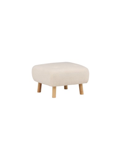 Fåtölj Salina Ottoman, 56 × 56 cm, Vit