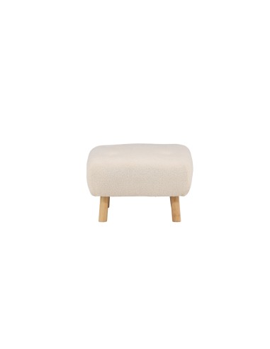 Fåtölj Salina Ottoman, 56 × 56 cm, Vit