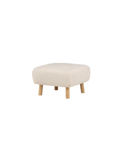 Fåtölj Salina Ottoman, 56 × 56 cm, Vit