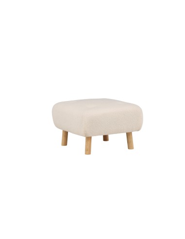 Fåtölj Salina Ottoman, 56 × 56 cm, Vit