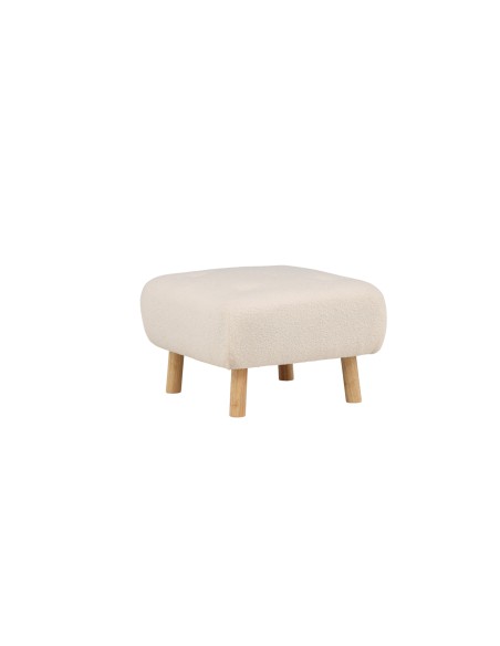 Fåtölj Salina Ottoman, 56 × 56 cm, Vit