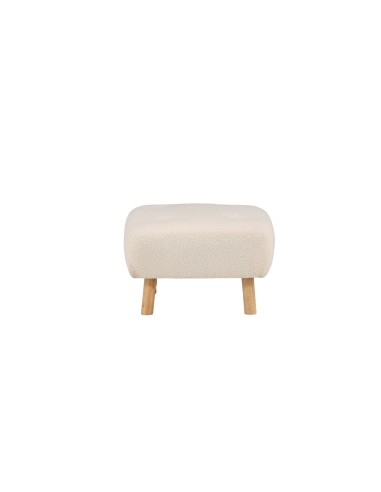Fåtölj Salina Ottoman, 56 × 56 cm, Vit