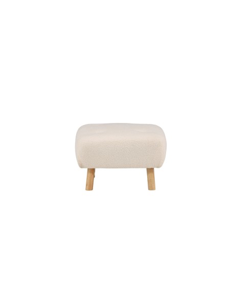 Fåtölj Salina Ottoman, 56 × 56 cm, Vit