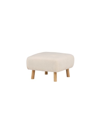Fåtölj Salina Ottoman, 56 × 56 cm, Vit