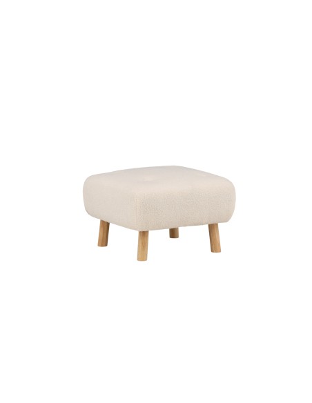 Fåtölj Salina Ottoman, 56 × 56 cm, Vit