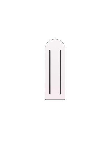Spegel Sarasota, Black,Clear