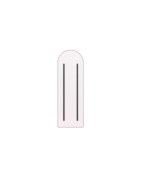 Spegel Sarasota, Black,Clear