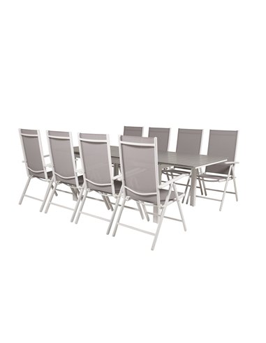 Matgrupp Levels med Break matstolar, 160 × 100 cm