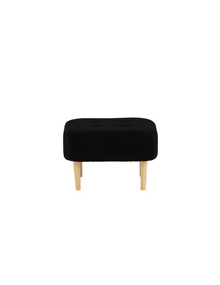Fåtölj Salina Puff, 56 × 56 cm, Svart