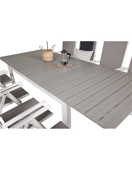 Matgrupp Levels med Break matstolar, 160 × 100 cm