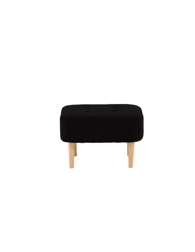 Fåtölj Salina Puff, 56 × 56 cm, Svart