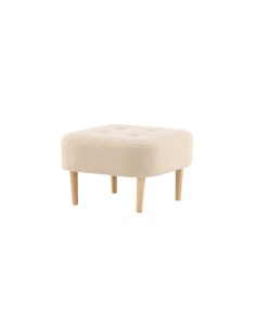 Fåtölj Salina Puff, 56 × 56 cm, Vit 2