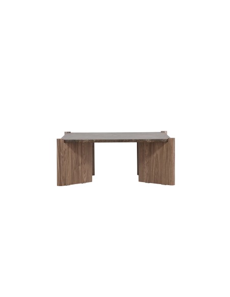 Soffbord Rogaland, 100 × 100 cm, Brun