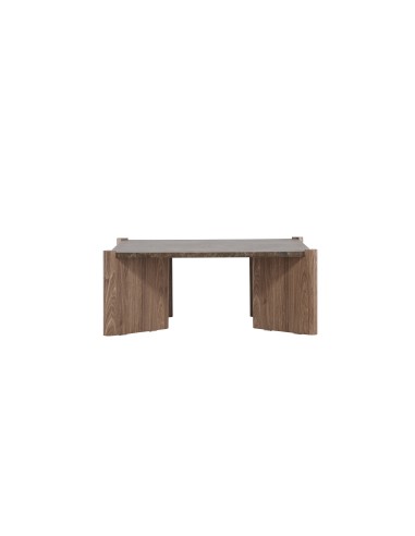 Soffbord Rogaland, 100 × 100 cm, Brun