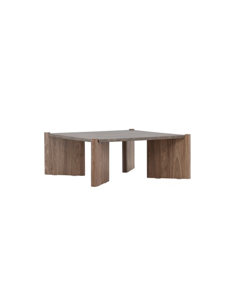 Soffbord Rogaland, 100 × 100 cm, Brun