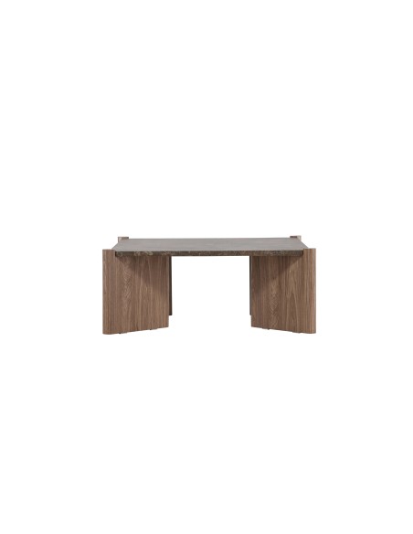 Soffbord Rogaland, 100 × 100 cm, Brun