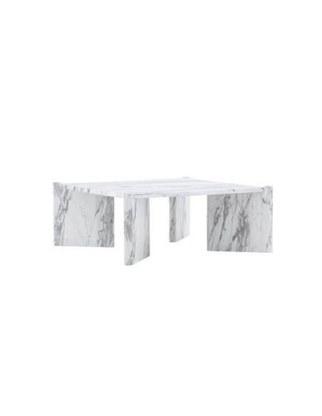 Soffbord Rogaland, 100 × 100 cm, Vit