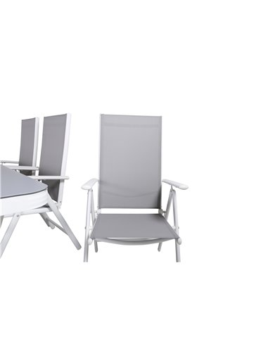 Matgrupp Virya med Break matstolar, 200 × 100 cm