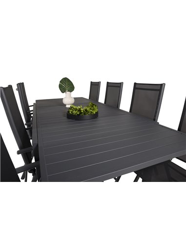 Matgrupp Marbella med Break matstolar, 240 × 100 cm
