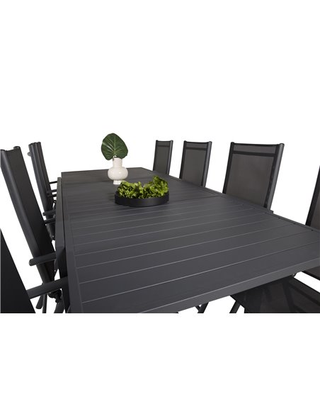 Matgrupp Marbella med Break matstolar, 240 × 100 cm