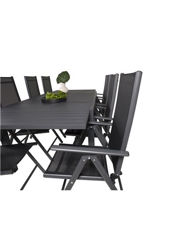 Matgrupp Marbella med Break matstolar, 240 × 100 cm