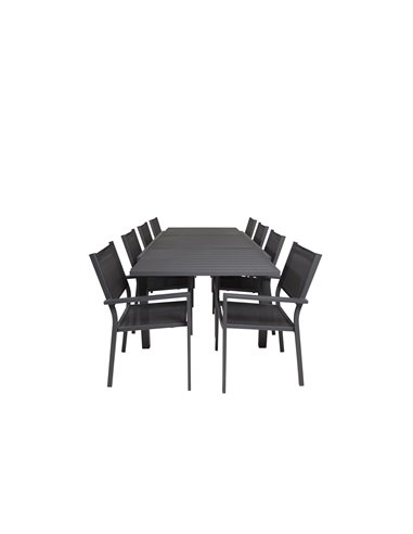 Matgrupp Marbella med Copacabana matstolar, 240 × 100 cm