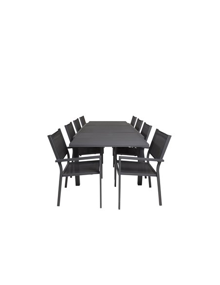 Matgrupp Marbella med Copacabana matstolar, 240 × 100 cm